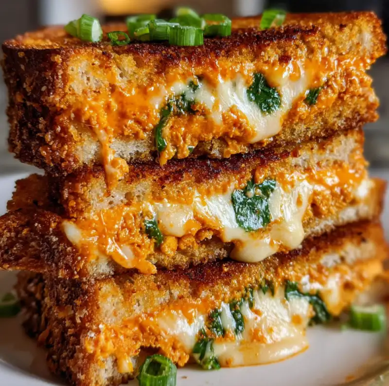 Tofu Buffalo Grilled Cheese