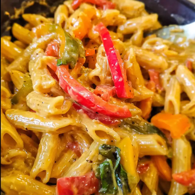 Mouthwatering Jamaican Vegan Rasta Pasta