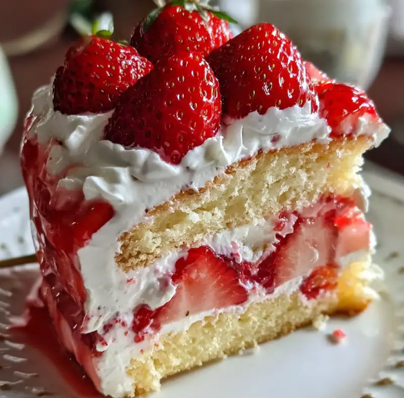 Strawberry Valentine’s Cake