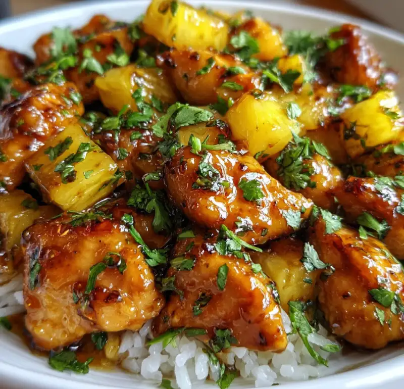 Honey Garlic Pineapple Chicken: Delicious Dinner Recipe