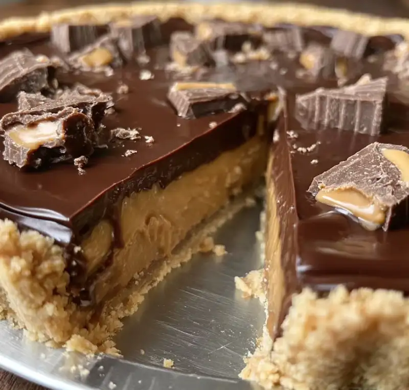 Giant Reese’s Peanut Butter Cup Pie: Delicious Recipe