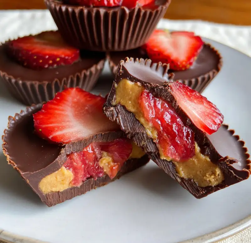 Strawberry Peanut Butter Cups: Delicious Recipe