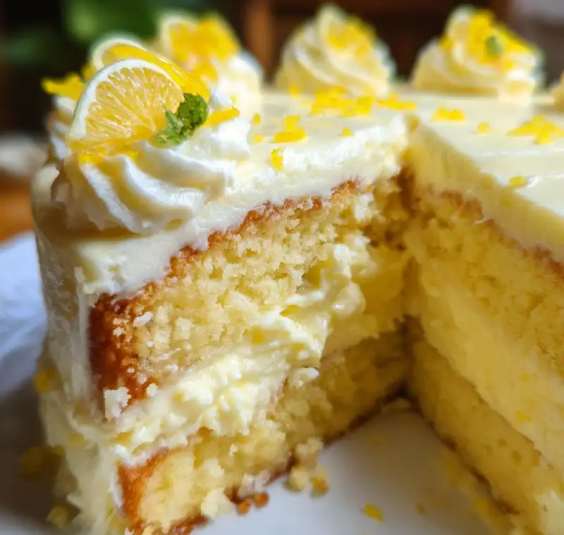 Limoncello Mascarpone Cake