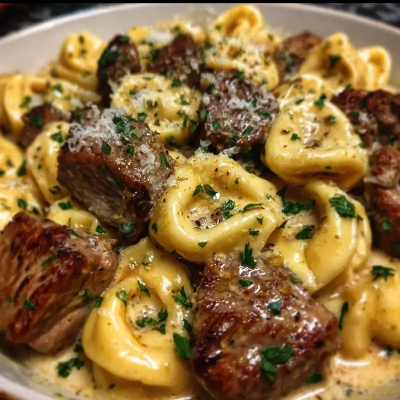 Garlic Steak Tortellini