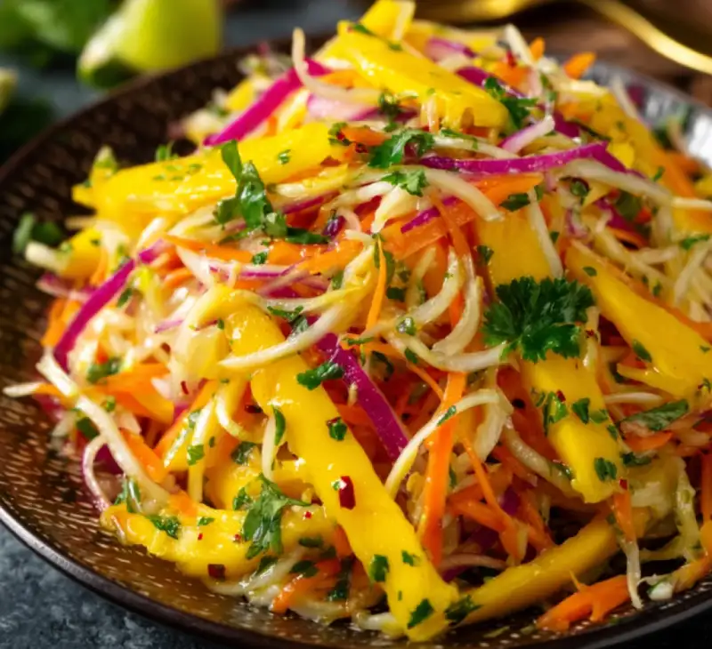 Delicious Mango Slaw