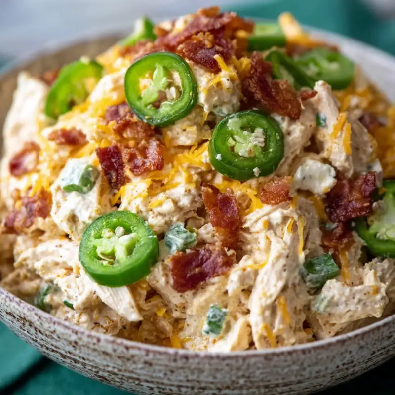 Jalapeno Popper Keto Chicken Salad: Delicious Recipe