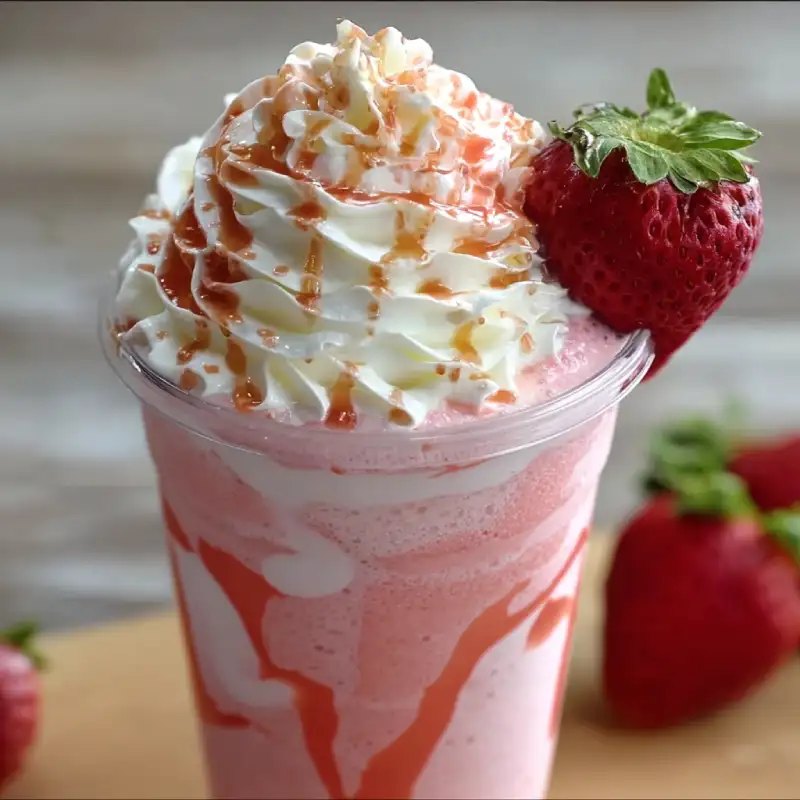 Refreshing Strawberry Cream Frappuccino Recipe