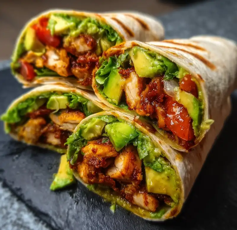 Spicy Chicken Avocado Wraps: Delicious Recipe