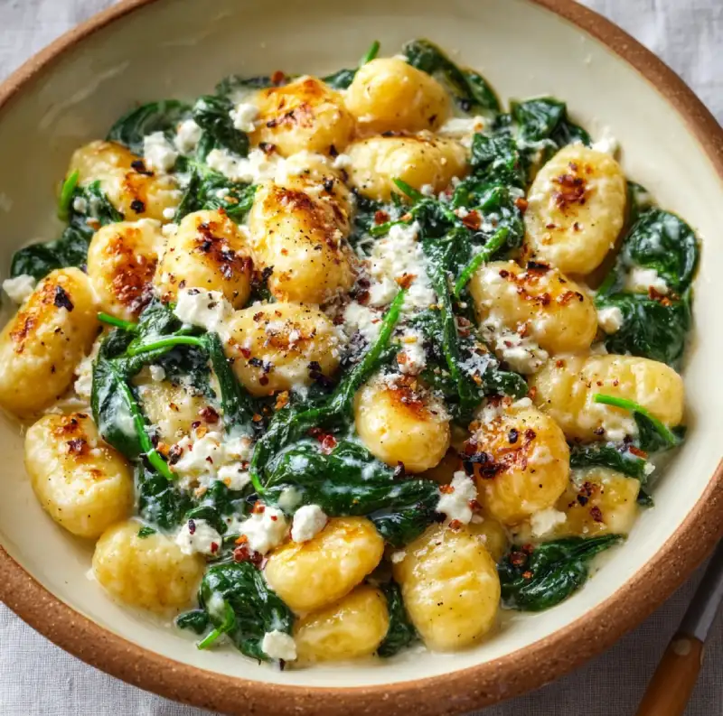 Creamy Gnocchi with Spinach and Feta: Delicious Recipe Guide