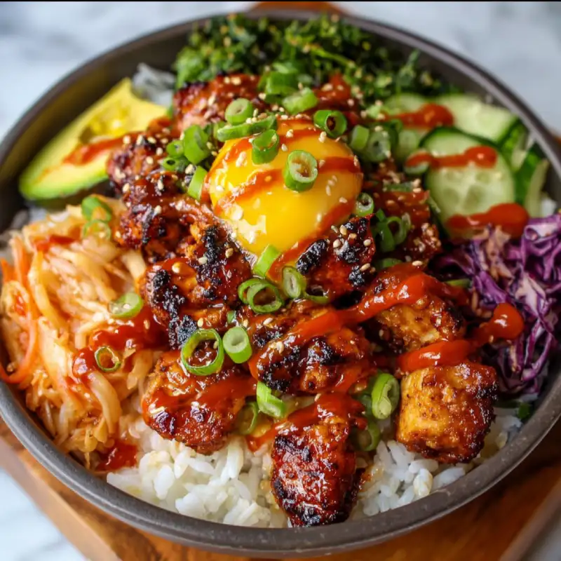 Incredible Korean BBQ Chicken Bowls Recipe