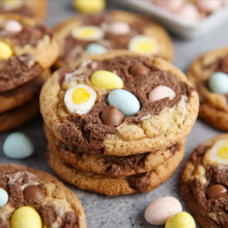 Delicious Cadbury Egg Cookies Recipe