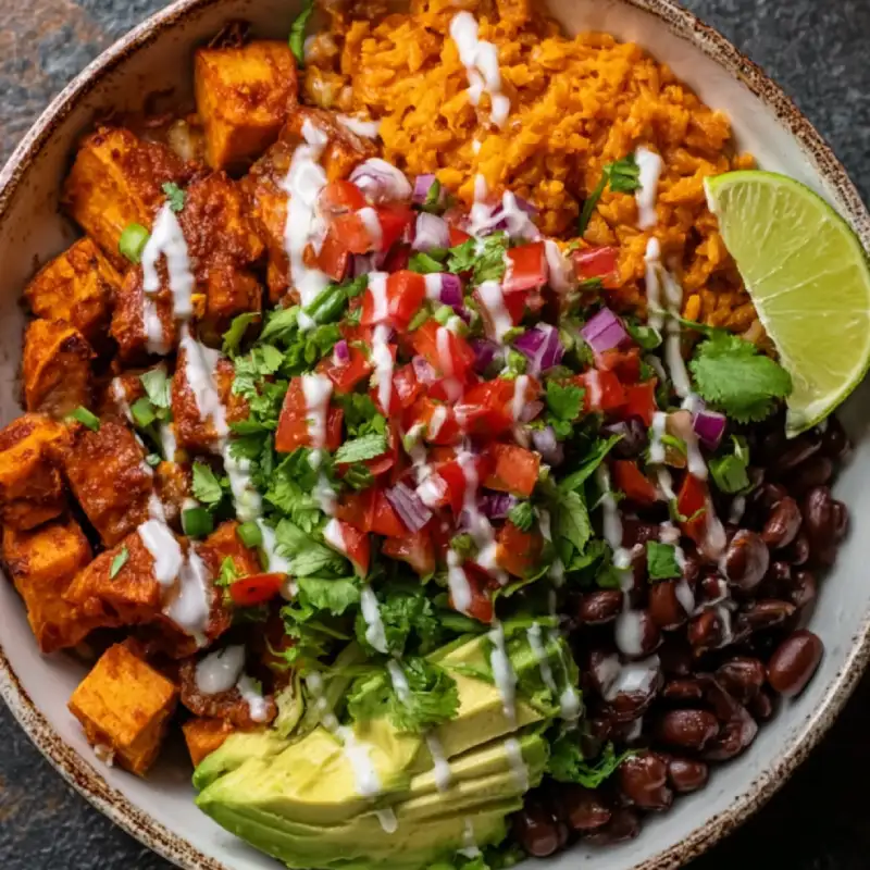 Sweet Potato Burrito Bowl