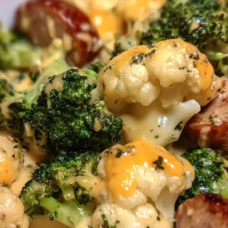 Keto Broccoli and Cauliflower