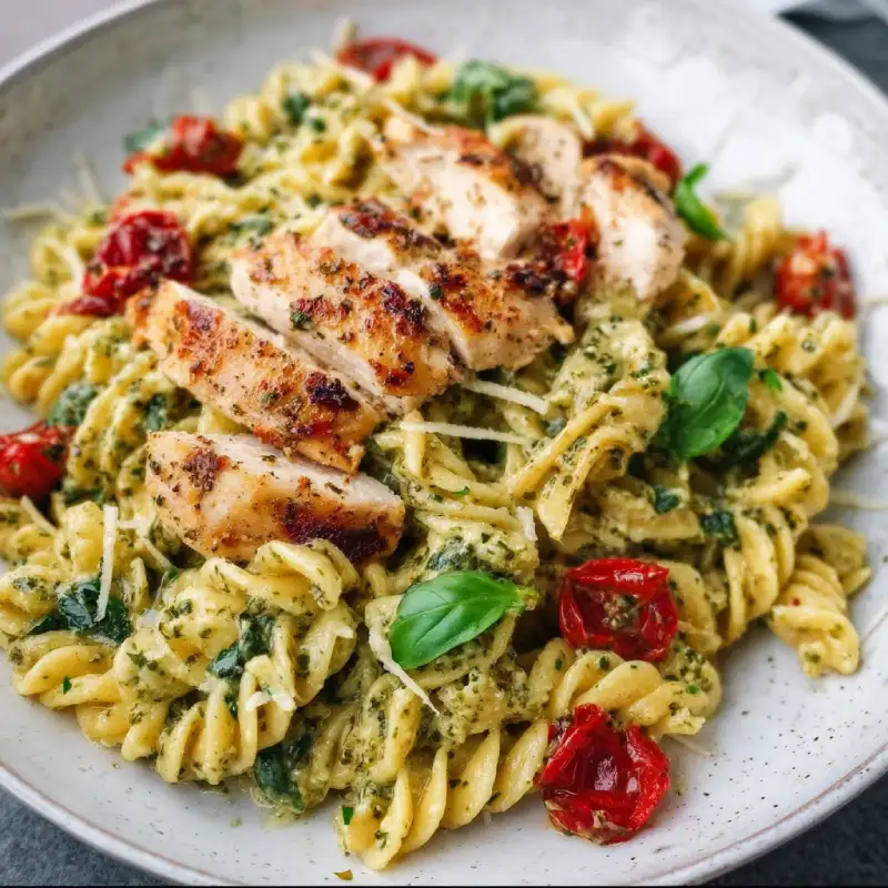 Pesto Pasta with Chicken