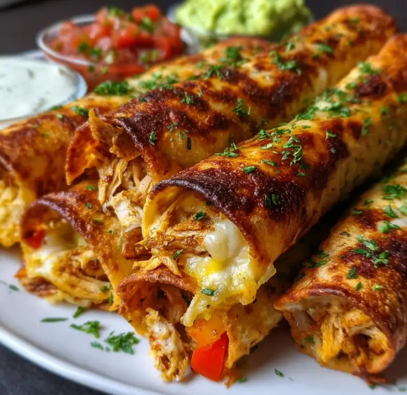 Crispy Chicken Taquitos: Delicious Recipe