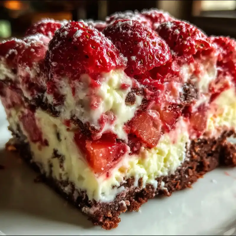 Irresistible Strawberry Earthquake Cake Recipe