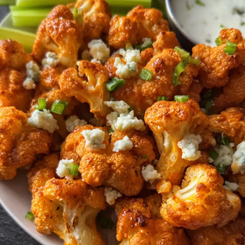 Air Fryer Buffalo Cauliflower