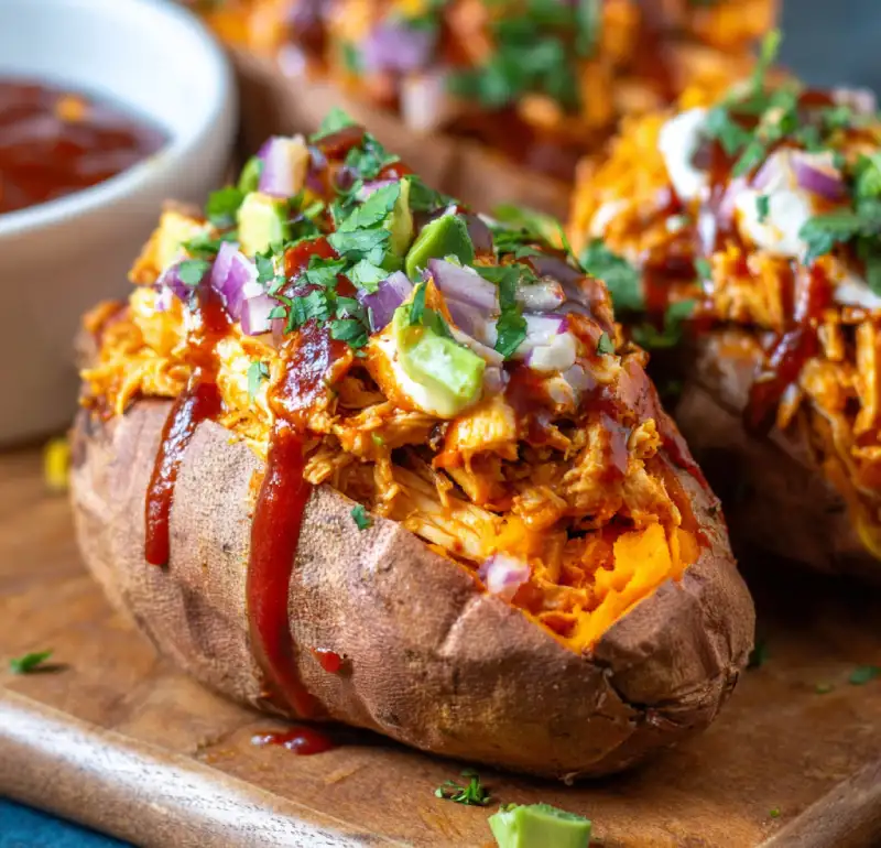 BBQ Chicken Stuffed Sweet Potatoes: Delicious Recipe
