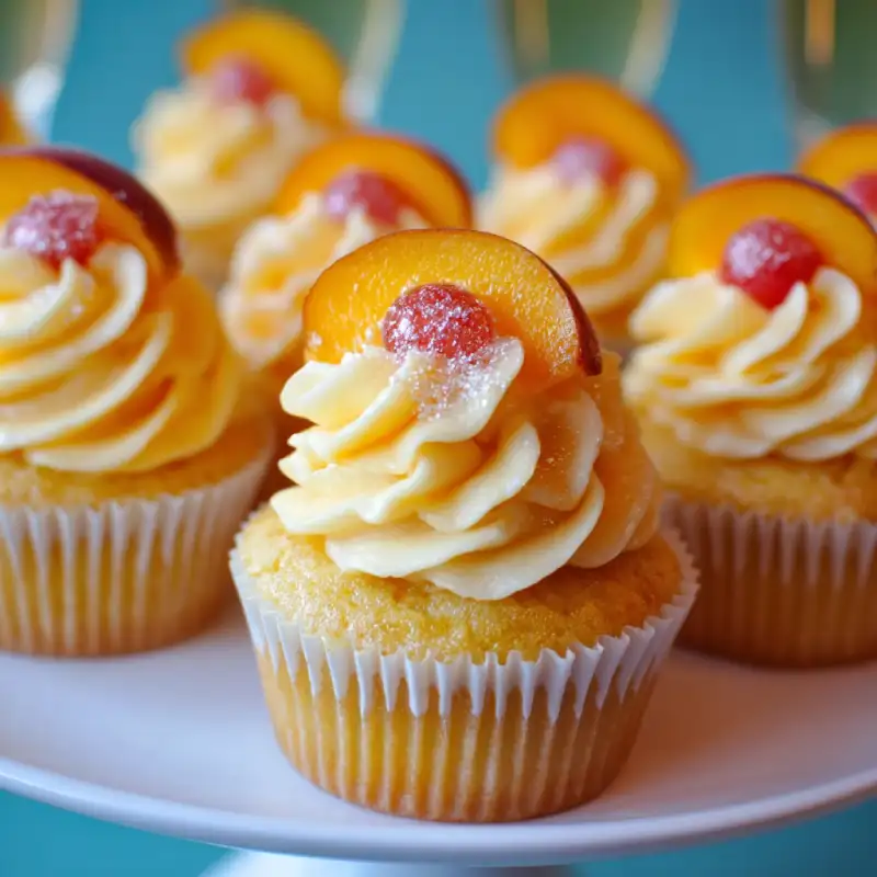 Peach Bellini Cupcakes: Delicious Recipe Guide
