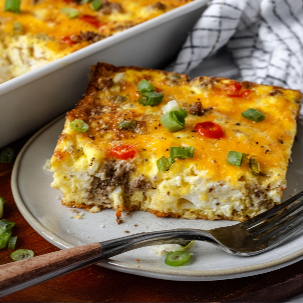 Delicious High Protein Egg Casserole Recipe