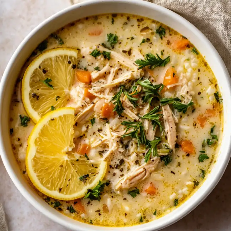 Crockpot Lemon Chicken Soup: Easy Recipe