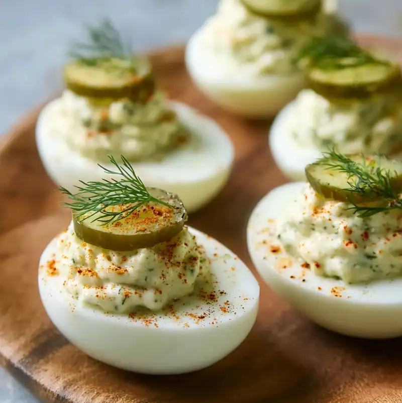 Simple Dill Pickle Deviled Eggs: A Delicious Recipe