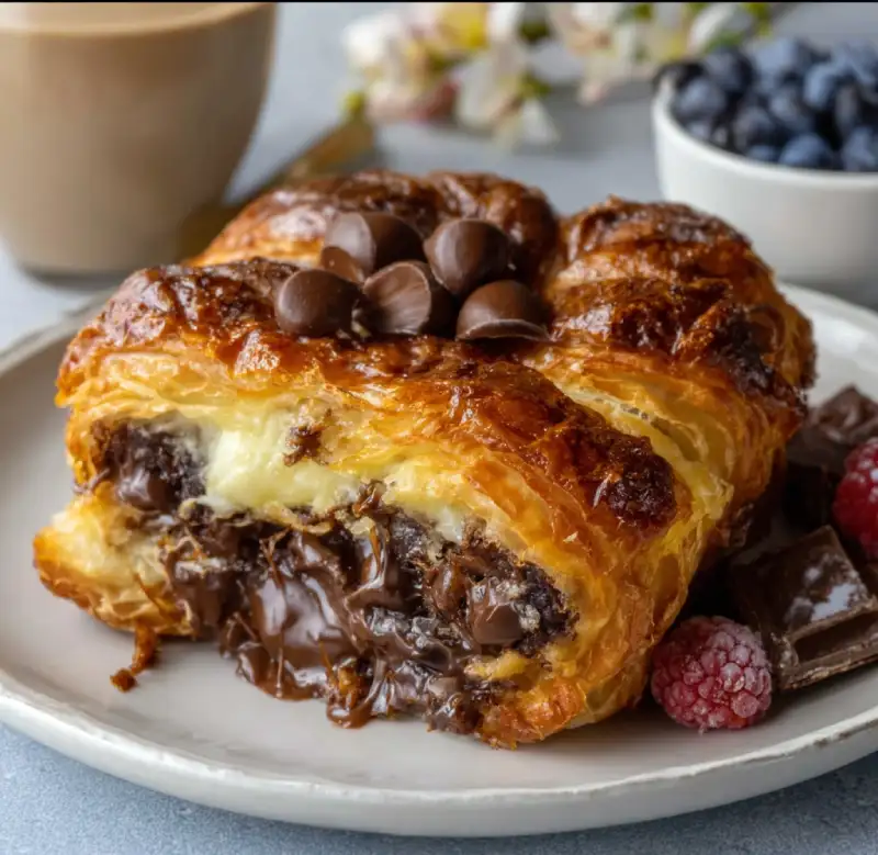 Chocolate Croissant Breakfast Bake: Delicious Recipe