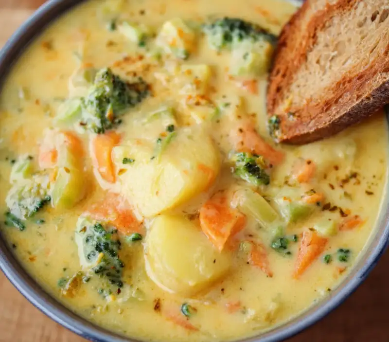 Delicious Creamy Vegetable Soup Recipe
