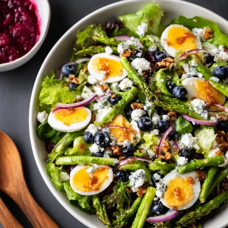 Easter Spring Salad with Goat Cheese