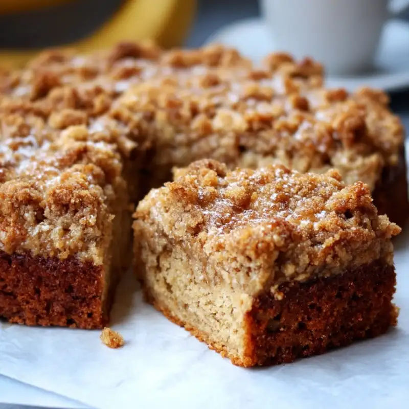 Delicious Banana Crumb Coffee Cake Recipe