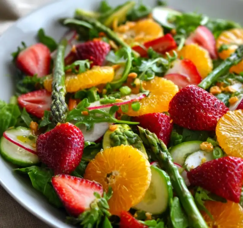 Spring Salad with Citrus Vinaigrette