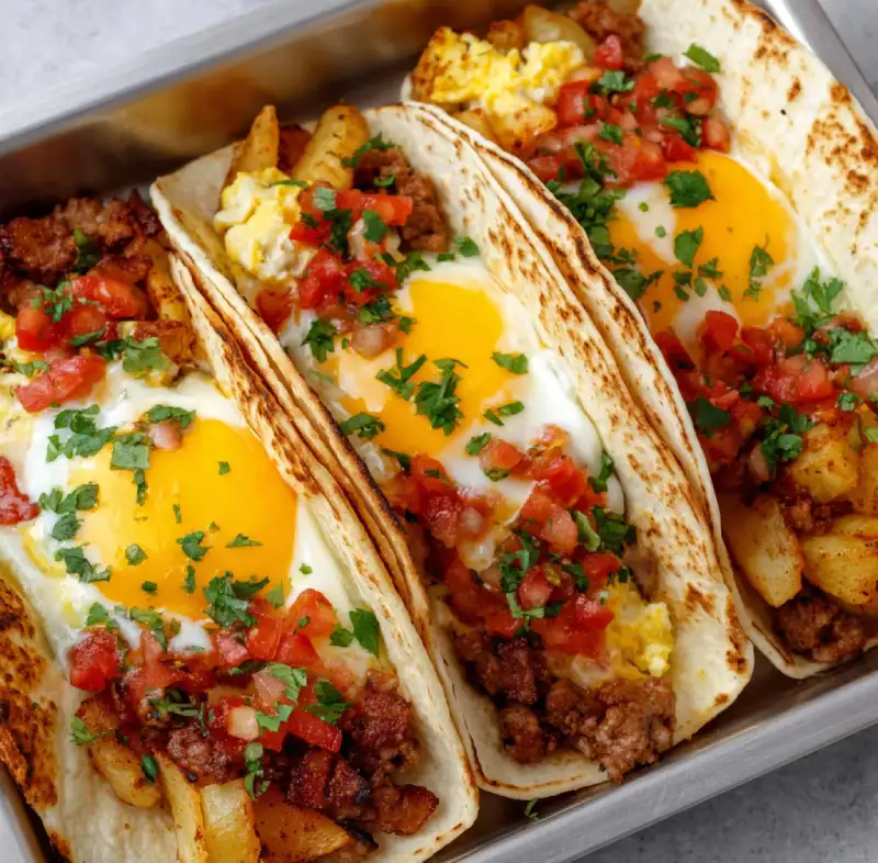 Tasty Baked Breakfast Tacos: Delicious Morning Recipe Guide
