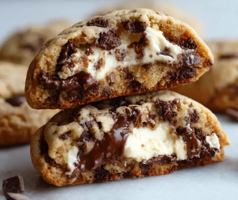 Delicious Cheesecake Stuffed Cookies Recipe