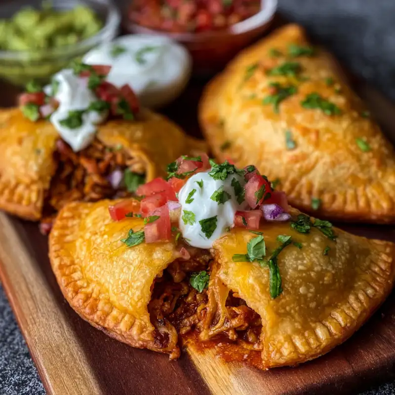 Spicy Crispy Mexican Taco Pockets