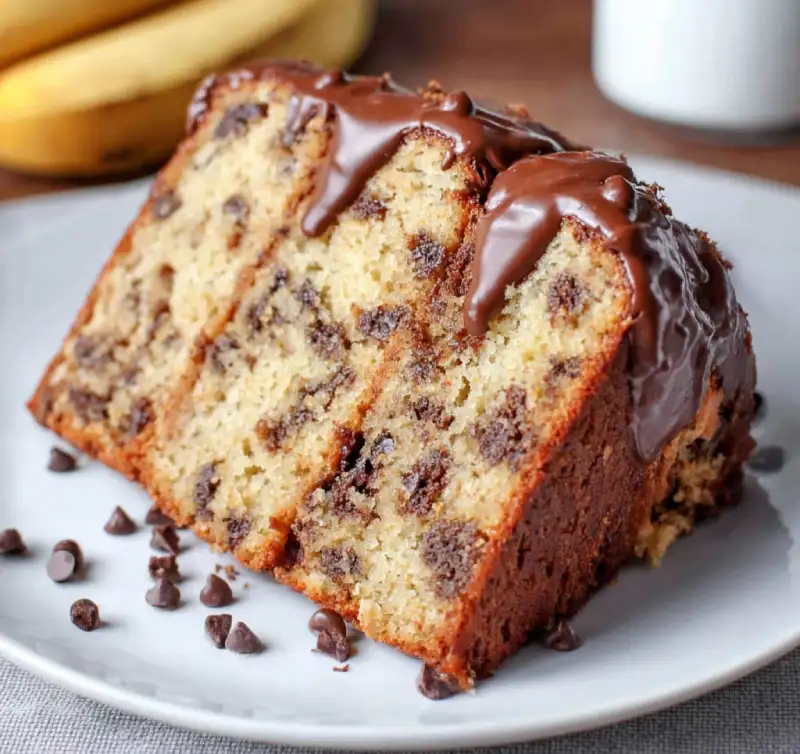 Banana Chocolate Chip Cake