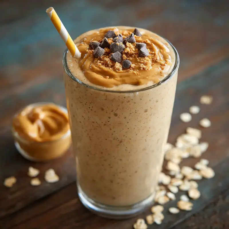 Delicious Oatmeal Cookie Dough Protein Smoothie Recipe