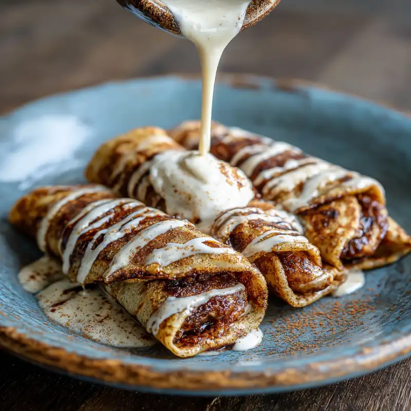 Cinnamon Roll Protein Crepes: Delicious Recipe