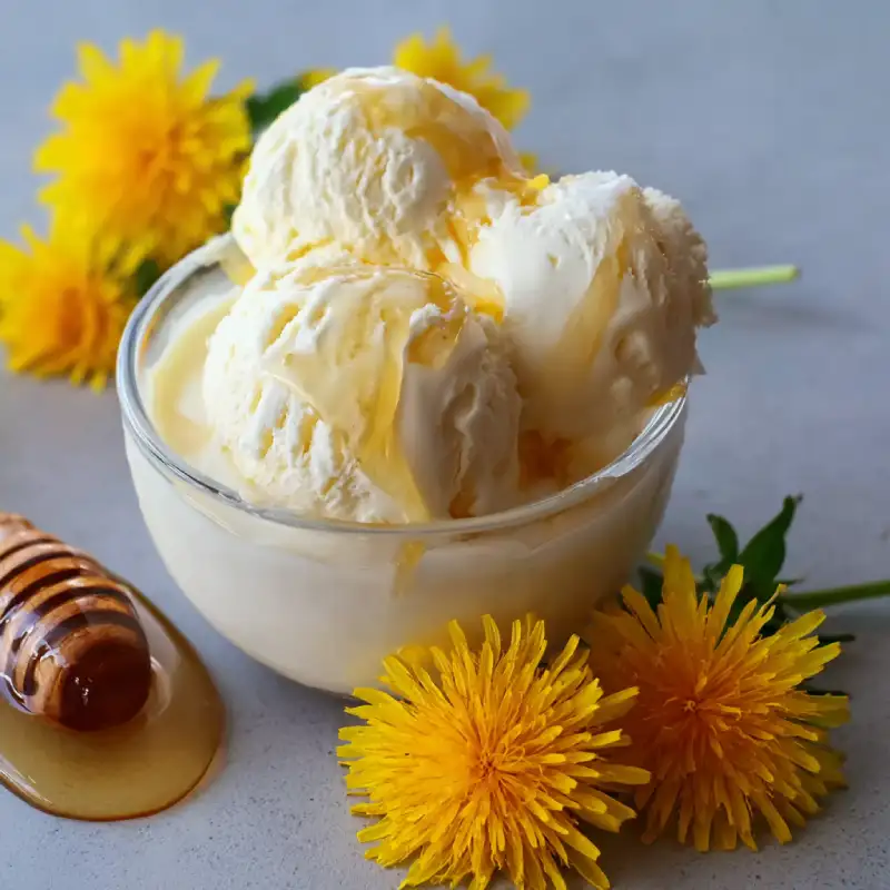 Dandelion & Honey Ice Cream