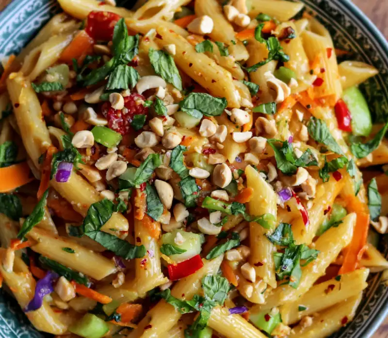 Spicy Thai Pasta Salad
