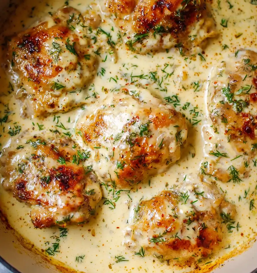 Oven Baked Chicken Thighs