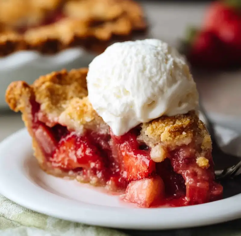Gluten-Free Strawberry Rhubarb Pie: Delicious Recipe