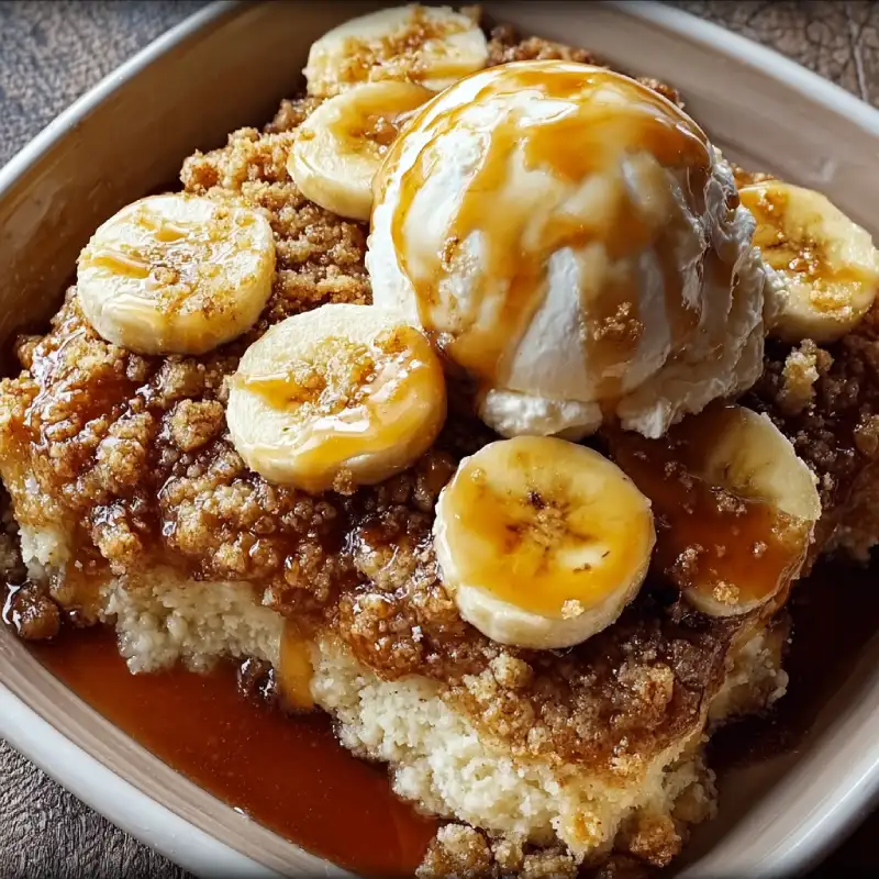 Southern Banana Cobbler