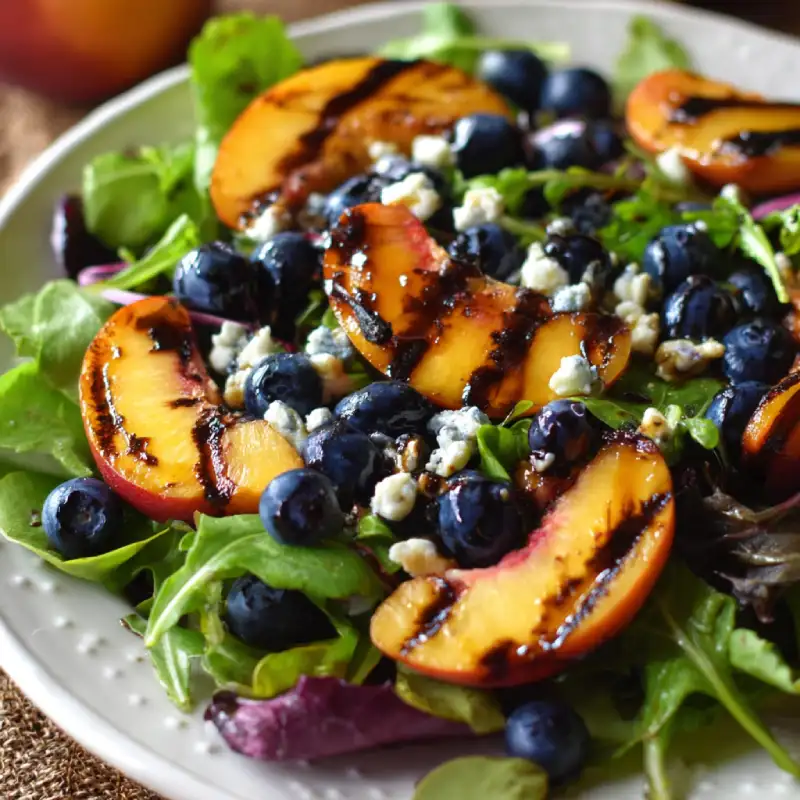 Grilled Peach Blueberry Salad: Delicious Recipe Guide
