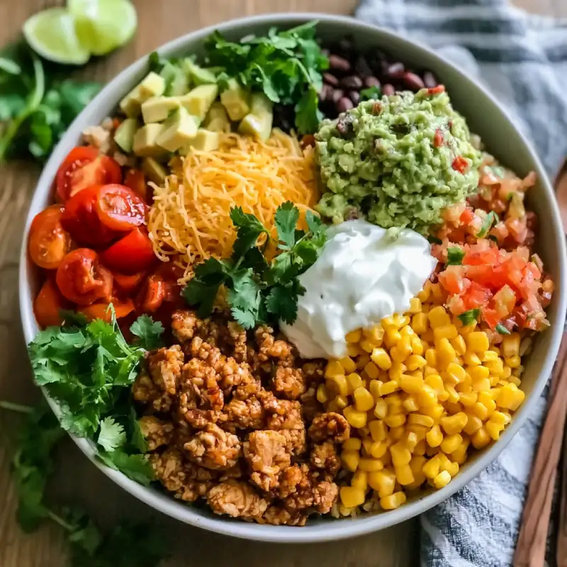 Delicious High Protein Taco Bowl Recipe