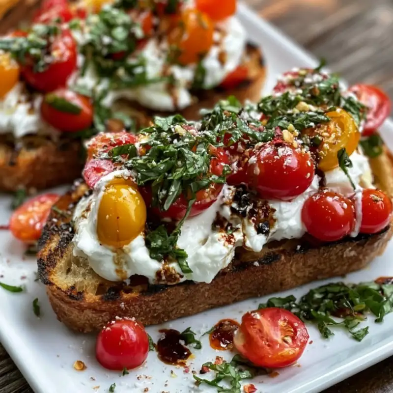 Burrata Bruschetta