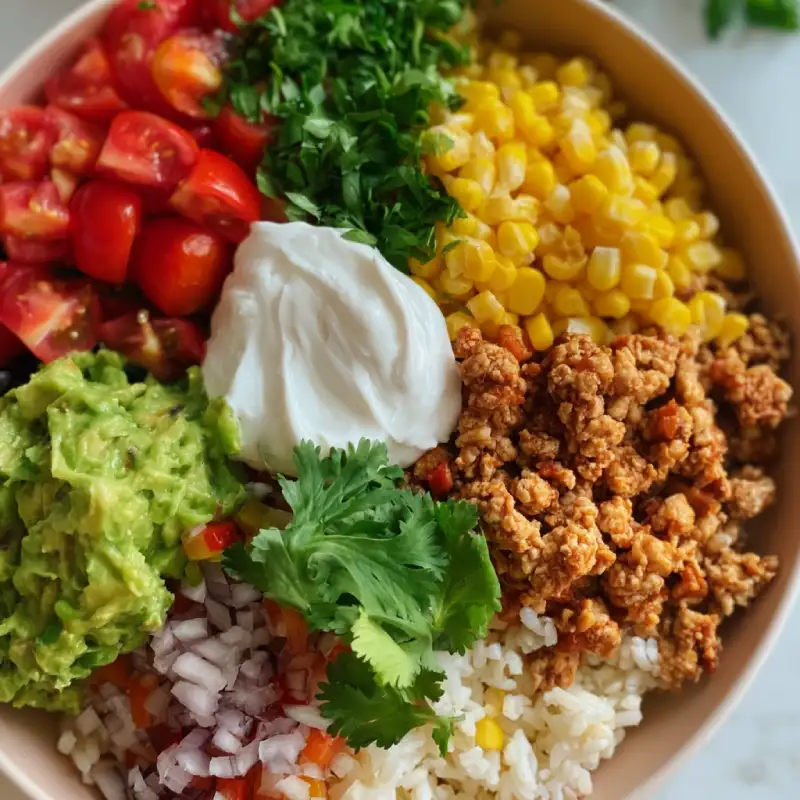 Healthy Turkey Taco Bowl – Delicious Recipe
