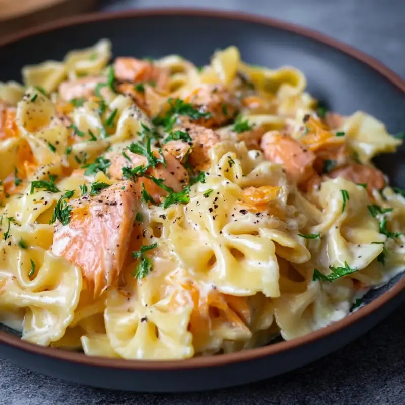 Delicious Creamy Hot Smoked Salmon Pasta Recipe