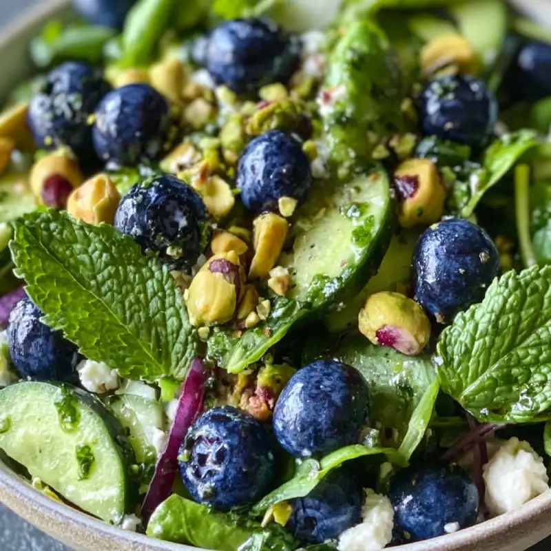 Blueberry Pistachio Spring Salad