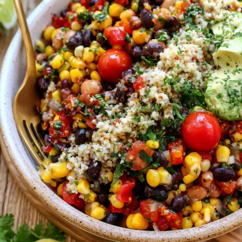 Mexican Bean Salad Bowl