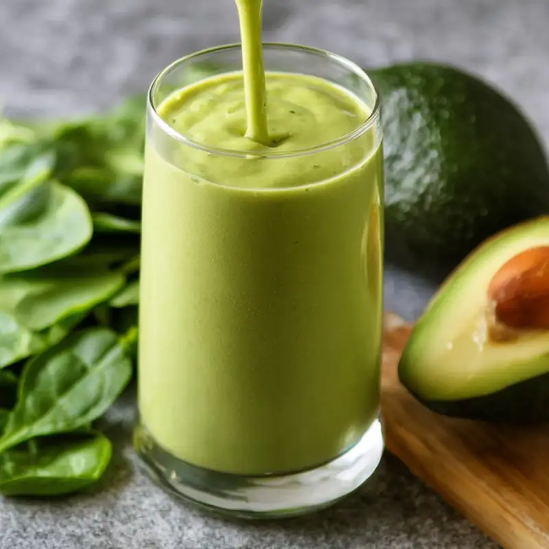 Spinach Avocado Green Smoothie: Delicious Recipe
